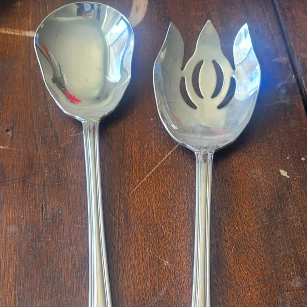 Reed & Barton Elegant Silver Serving Spoon Set